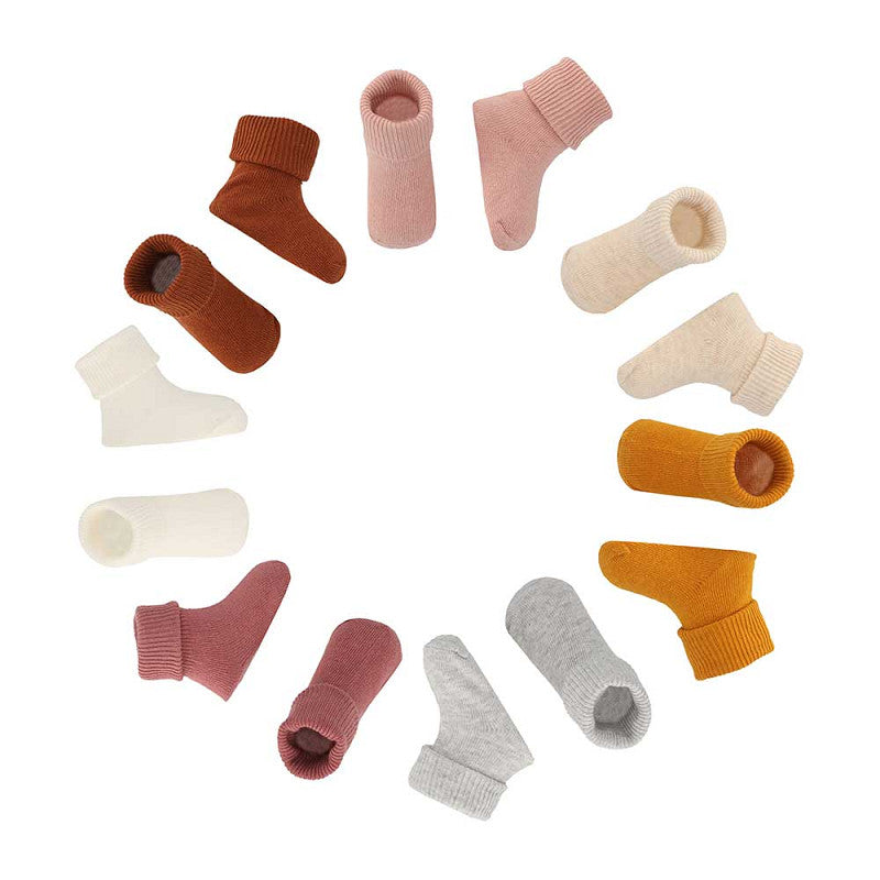 Apollo Babys Basic Socken Geschenkbox 7er-Pack
