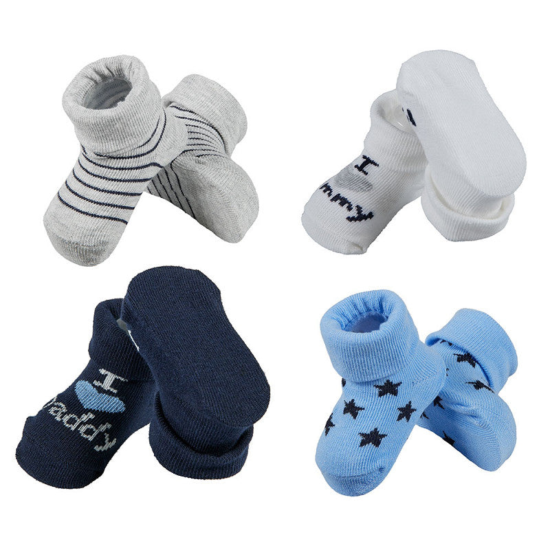 Apollo Neugeborenen-Socken, Geschenkbox, 4er-Pack