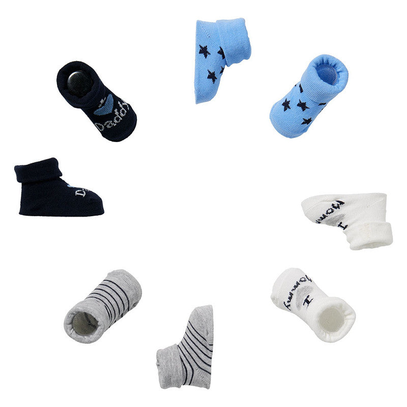 Apollo Neugeborenen-Socken, Geschenkbox, 4er-Pack