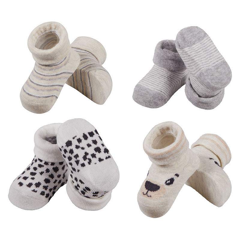 Apollo Neugeborenen-Socken, Geschenkbox, 4er-Pack