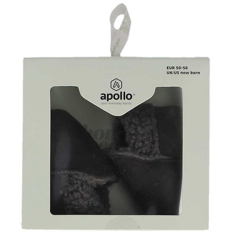Apollo Babies Booties Strick Geschenkbox Anthrazit