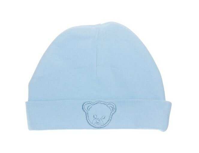 Mütze rund Bär, blau
