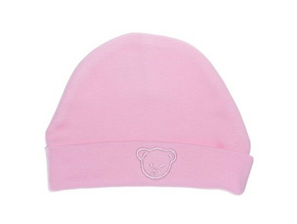 Bear hat round, pink