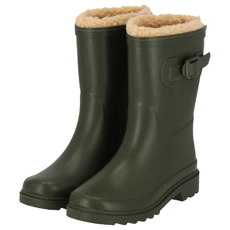 XQ KINDER GUMMI-REGENSTIEFEL PELZ