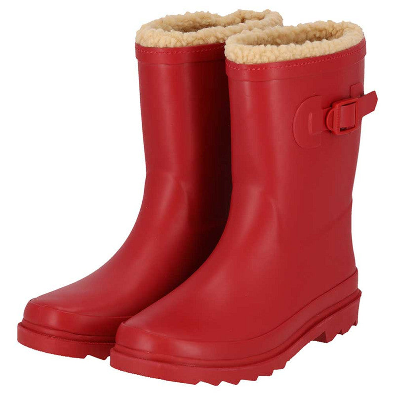 XQ KINDER GUMMI-REGENSTIEFEL PELZ