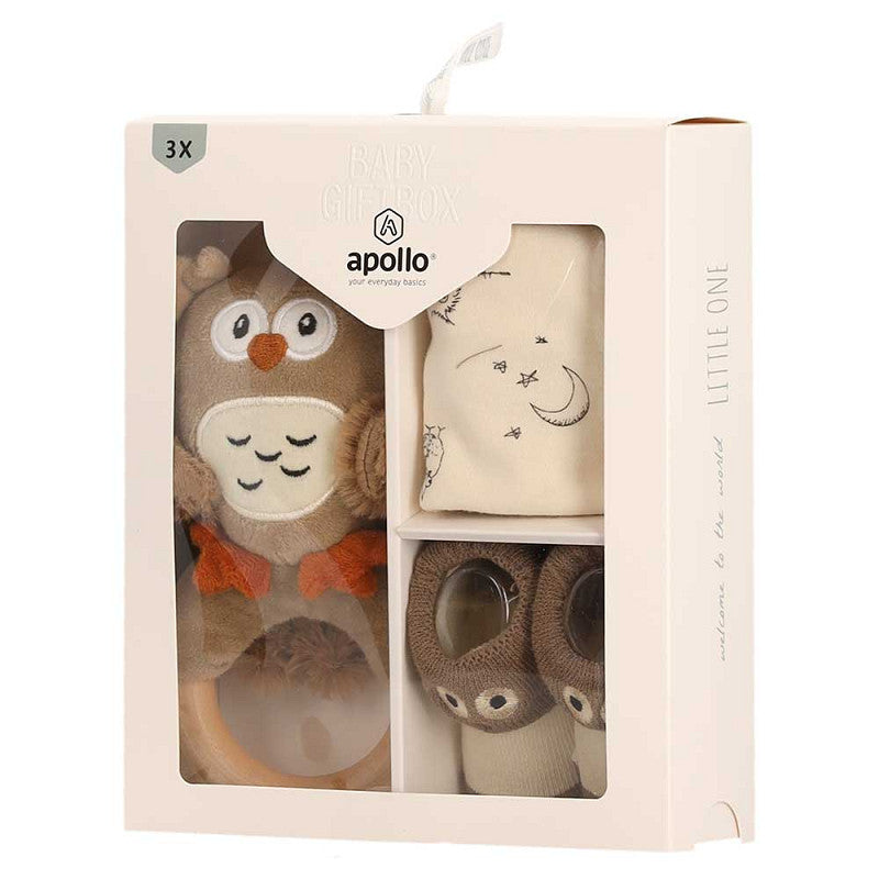 Apollo Babys Geschenkbox Eule