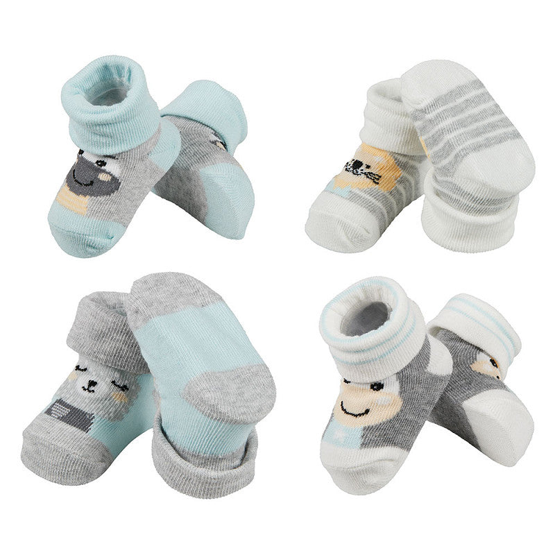 Apollo Neugeborenen-Socken, Geschenkbox, 4er-Pack