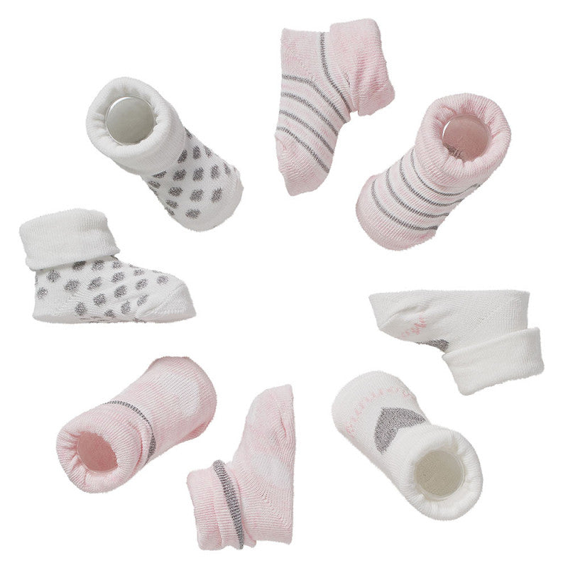 Apollo Neugeborenen-Socken, Geschenkbox, 4er-Pack