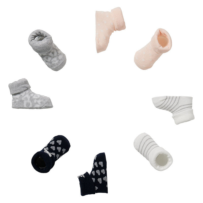 Apollo Neugeborenen-Socken, Geschenkbox, 4er-Pack