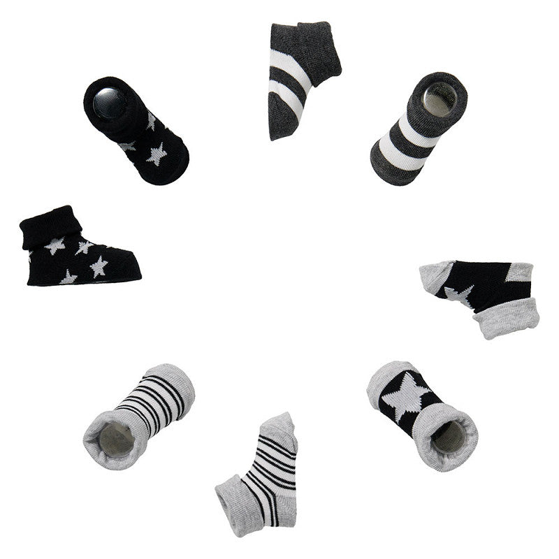 Apollo Neugeborenen-Socken, Geschenkbox, 4er-Pack