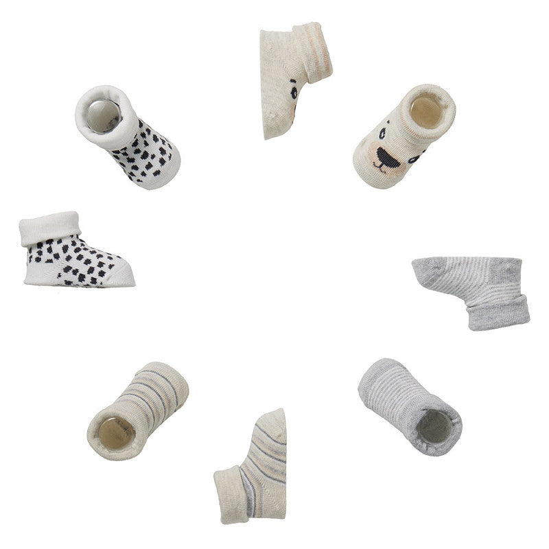Apollo Neugeborenen-Socken, Geschenkbox, 4er-Pack