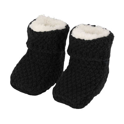 Apollo Baby-Schuhe, gestrickt, Geschenkbox, Marineblau