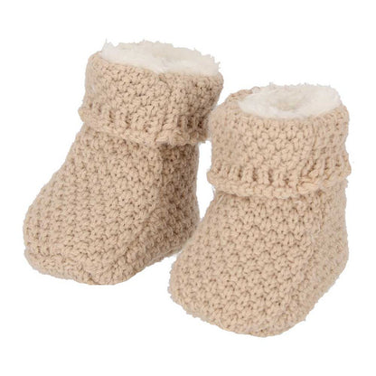Apollo Baby-Schuhe, gestrickt, Geschenkbox, Sand
