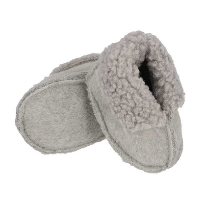 Apollo Baby-Schuhe, gestrickt, Geschenkbox, hellgrau