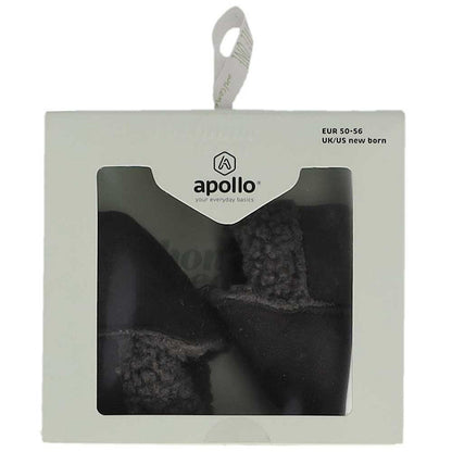 Apollo Babies Booties Strick Geschenkbox Anthrazit