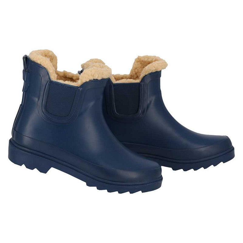 XQ KINDER GUMMI CHELSEA REGENSTIEFEL PELZ