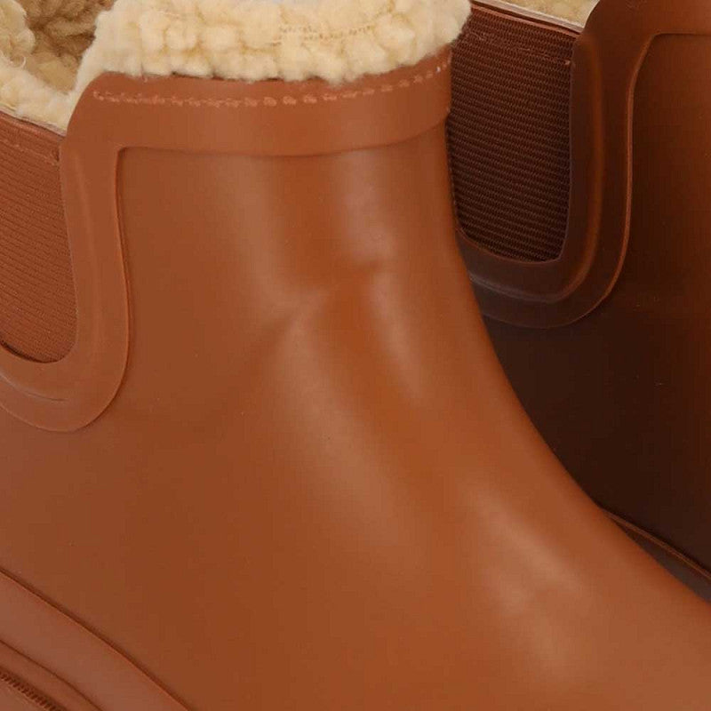XQ KINDER GUMMI CHELSEA REGENSTIEFEL PELZ