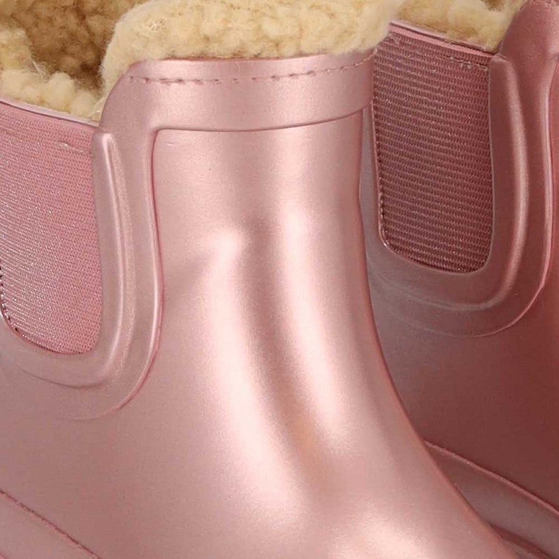 XQ KINDER GUMMI CHELSEA REGENSTIEFEL PELZ