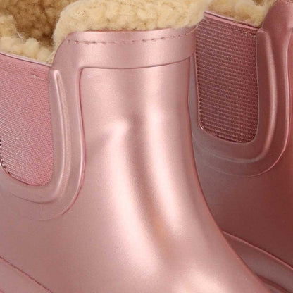 XQ KINDER GUMMI CHELSEA REGENSTIEFEL PELZ