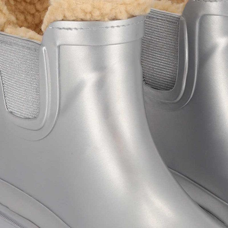 XQ KINDER GUMMI CHELSEA REGENSTIEFEL PELZ